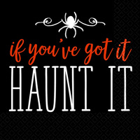 Halloween Haunt It Beverage Napkins Paper 16 Pack