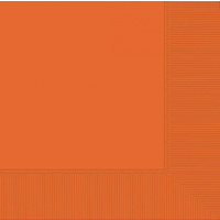 Orange Dinner Napkins 20 Pack 
