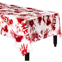 Halloween Bloody Good Time Plastic Tablecover x1