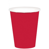 Apple Red Paper Cups 20 Pack 