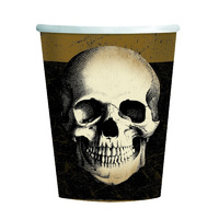 Halloween Boneyard Paper Cups 8 Pack
