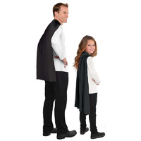 Halloween Black Cape Polyester - 76cm approx
