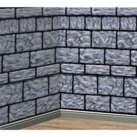 Stone Wall Scene Setters Room Roll Plastic - 12.1m Long Approx