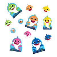 Baby Shark Cutout Decorations Value 12 Pack 