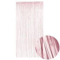 Rose Gold Metallic Foil Door Curtain