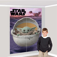 Star Wars Mandalorian The Child Scene Setter Wall Decorating Kit