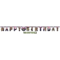 The Mandalorian Star Wars Jumbo Add-An-Age Happy Birthday Banner