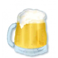 Beer Mug See-Thru Transparent SuperShape Foil Balloon