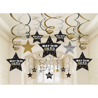 Way To Go Graduation Swirl Decorations Mega Value 30 Pack 