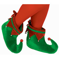 Christmas Elf Shoes with Bells Adult Size