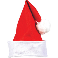 Christmas Santa Hat & Folded Cuff Adult Size 