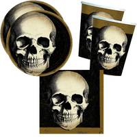 Halloween Boneyard 16 Guest Tableware Party Pack