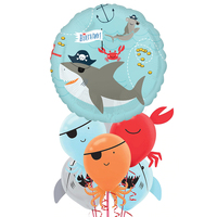 Pirate Shark Ahoy Balloon Party Pack