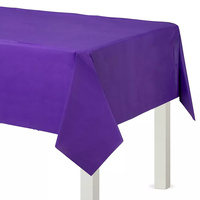 New Purple Party Supplies Plastic Rectangular Tablecover