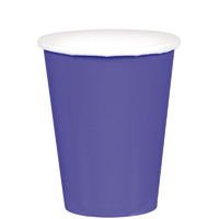 New Purple Party Supplies Paper Cups 20 Pack