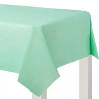 Cool Mint Party Supplies Plastic Rectangular Tablecover