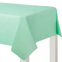 Cool Mint Party Supplies Plastic Rectangular Tablecover