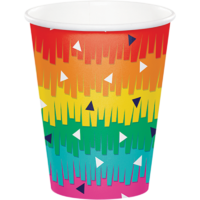 Mexican Taco Fiesta Fun Cups Paper 8 Pack