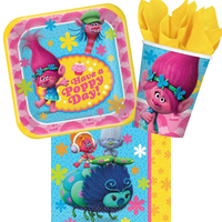 Disney Trolls 8 Guest Tableware Party Pack