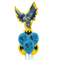 Batman Latex & Supershape Foil Balloon Party Pack