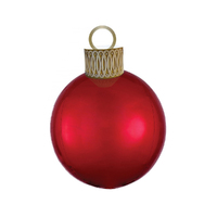 Christmas Red Orbz Ornament Foil Balloon Kit 