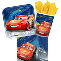 Disney Cars 8 Guest Large Tableware Party Pack
