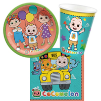 Cocomelon 8 Guest Tableware Party Pack