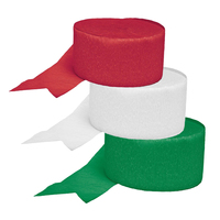Christmas Red, White And Green Streamer Decorating Pack