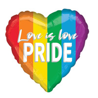 Mardi Gras Love is Love Pride Foil Balloon