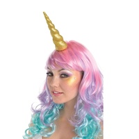 Unicorn Horn Gold Glittered Costume Accessory