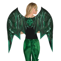 Deluxe Green Dragon Wings x1 Pair