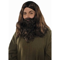 Wig and Beard Set - Brown