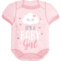 It's a Baby Girl Onesie SuperShape Foil Balloon