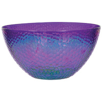 Sparkling Sapphire Plastic Serving Bowl Iridescent x1