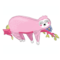 Sloth Party SuperShape Foil Balloon