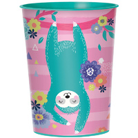 Sloth Party Plastic Favour Cup x1