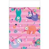Sloth Party Paper Tablecover