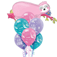 Sloth Supershape Balloon Party Pack