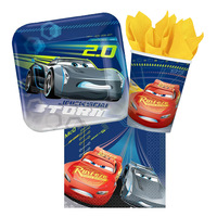 Disney Cars Small 8 Guest Tableware Party Pack