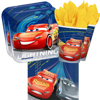 Disney Cars 16 Guest Large Tableware Party Pack