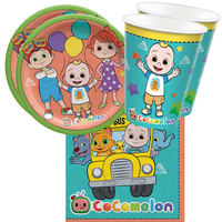Cocomelon 16 Guest Tableware Party Pack