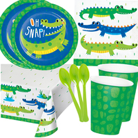 Alligator 16 Guest Deluxe Tableware Party Pack