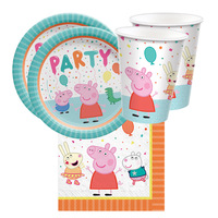 Peppa Pig 16 Guest Tableware Party Pack