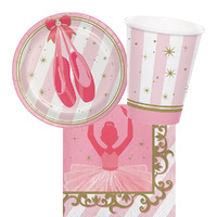 Ballerina Ballet 8 Guest Tableware Pack