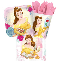 Beauty And The Beast Belle 8 Guest Large Tableware Pack