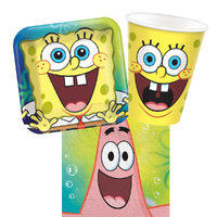 Spongebob 8 Guest Small Tableware Party Pack