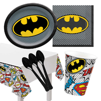 Batman 8 Guest Deluxe Tableware Party Pack