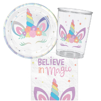 Unicorn 8 Guest Tableware Pack