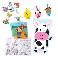 Farmhouse Barnyard 8 Guest Loot Bag Party Pack