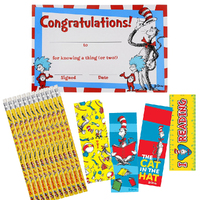 Dr Seuss Book Week Classroom Student Award Favour Pack 